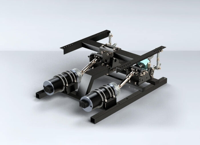 Plataforma de simulador de movimiento de carreras DOFReality M2