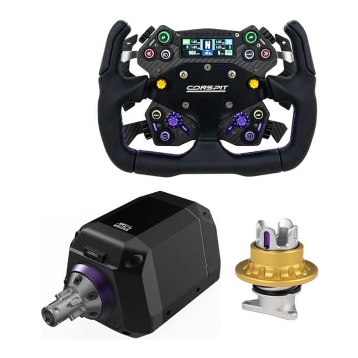 Pack simulador de automovilismo CONSPIT Ares Platinum 18Nm - Imagen 4