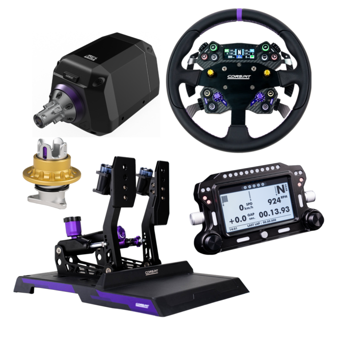 Pack simulador de automovilismo CONSPIT Ares Platinum 18Nm - Imagen 2