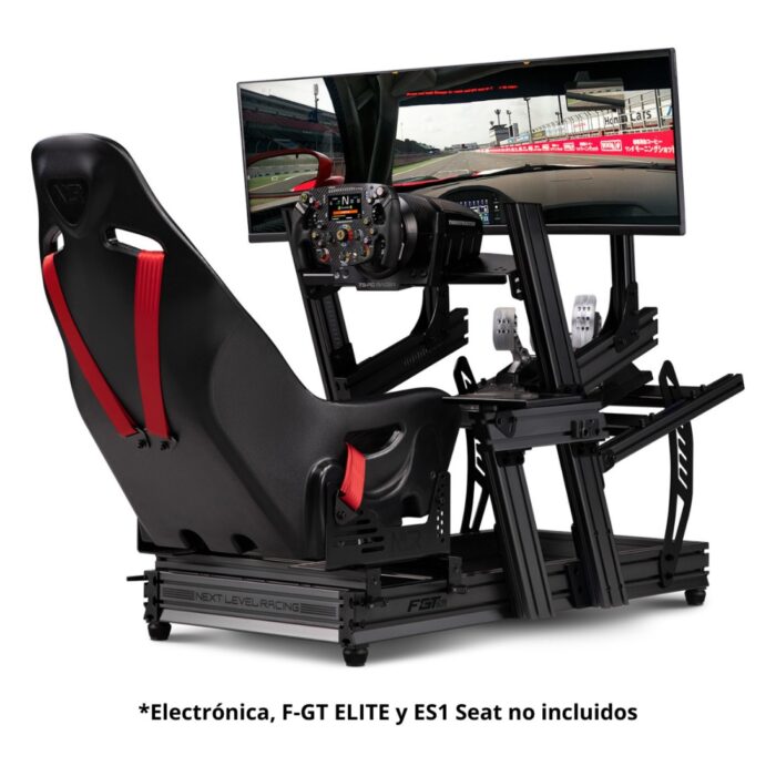 Soporte monitor simulador automovilismo F-GT Elite Gris Carbono Next Level Racing - Imagen 4
