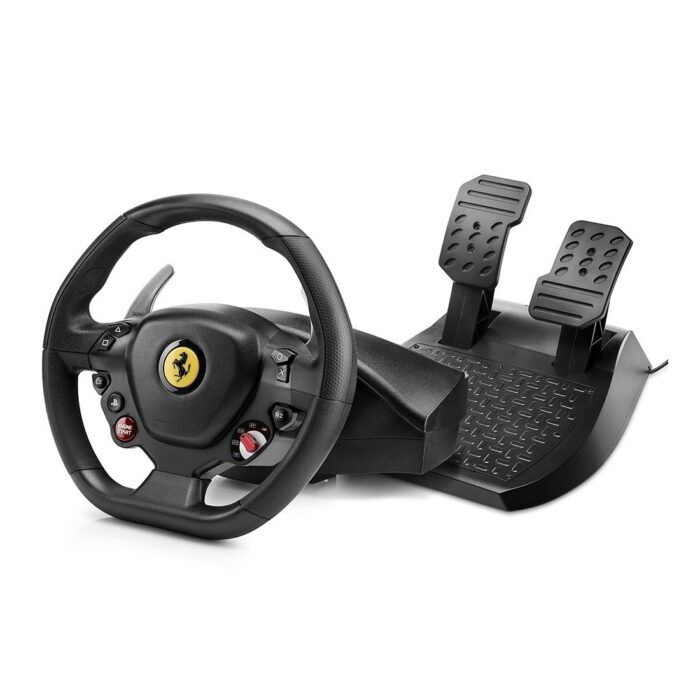 Pack simulador automovilismo T80 RW Ferrari 488 GTB Thrustmaster