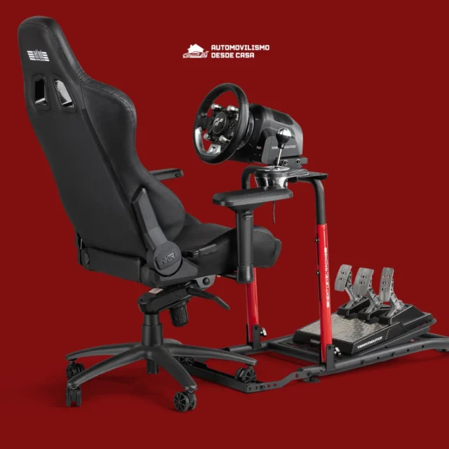 🛞✨ Tu entrada al simracing profesional  El Soporte para Volantes 2.0 Lite de Next Level Racing ofrece estabilidad, ajuste y compatibilidad universal para volantes y pedales. Ideal para quienes quieren llevar su experiencia de conducción al siguiente nivel sin complicaciones y con máxima comodidad.  Convierte cualquier espacio en tu box de carreras con www.automovilismodesdecasa.com