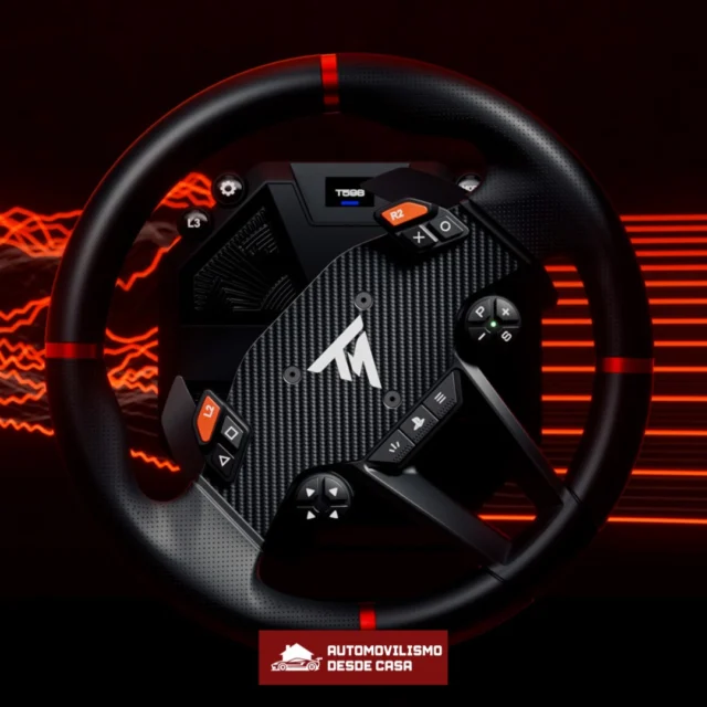 🚗⚡ Potencia y precisión en cada curva con el T598 Direct Axial Drive  Disfruta de Force Feedback ultra preciso, aro desmontable de 30 cm, levas Mag-Shift y pedales Raceline LTE.  Compatible con PS5, PS4 y PC, es la opción ideal para simracers exigentes que buscan rendimiento y personalización total